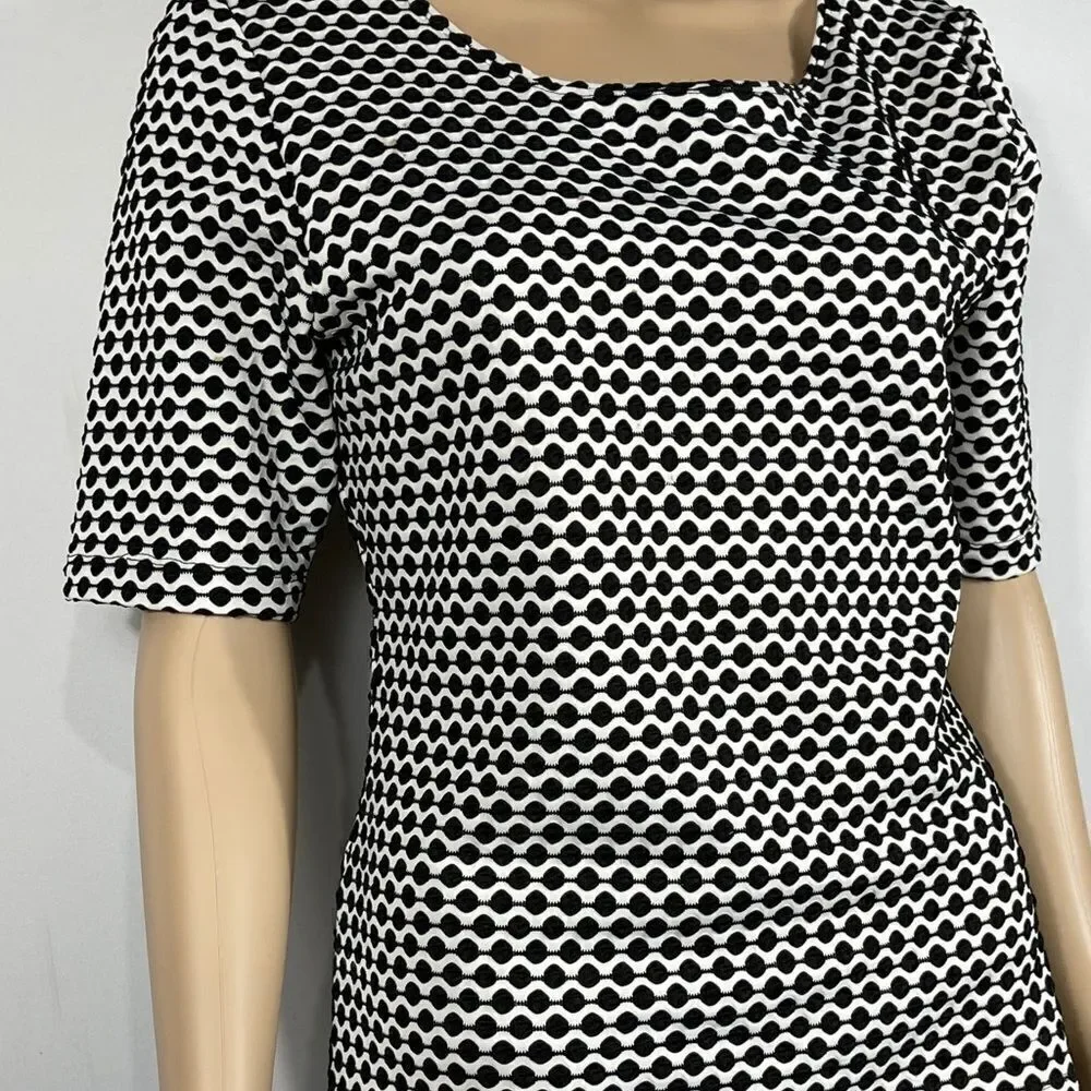 Ruby Rd. Black and White Pattern Blouse - Picture 3 of 8